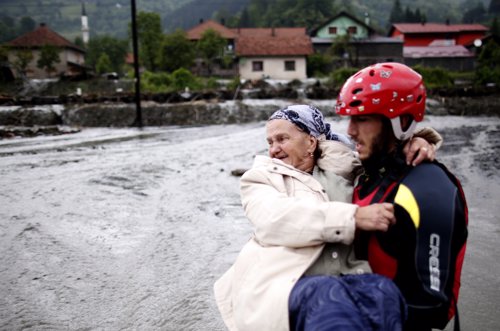 Inundaciones en Serbia y Bosnia