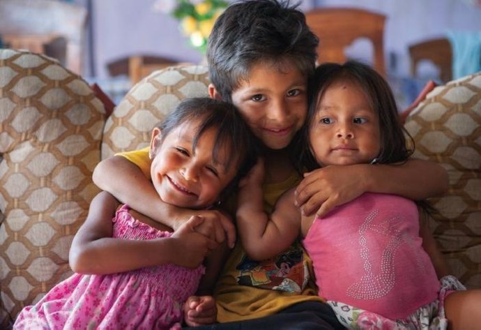 Fotografía de niños. Unicef. 