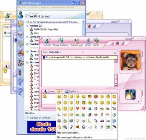 Ventanas MSN Messenger