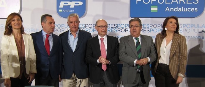 Acto del PP con empresarios en Sevilla.