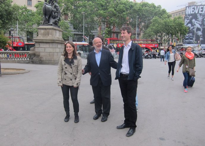 Agnès Rusiñol, J.M.Terricabras, Jordi Solé (ERC)