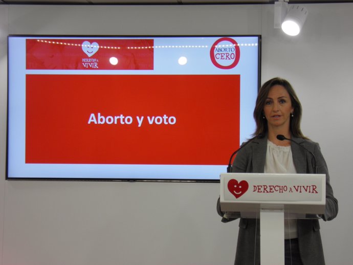 Gádor Joya (DAV) presenta el estudio 'Aborto y Voto' en la sede de HazteOír