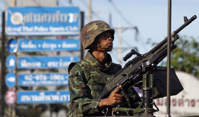 Soldado en Bangkok