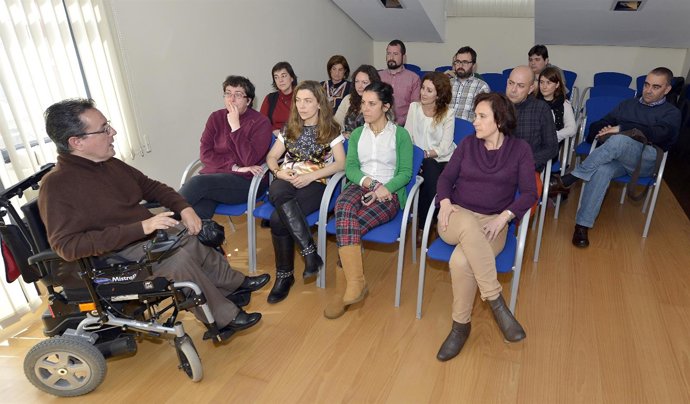 Sesión con los profesores de los telecentros