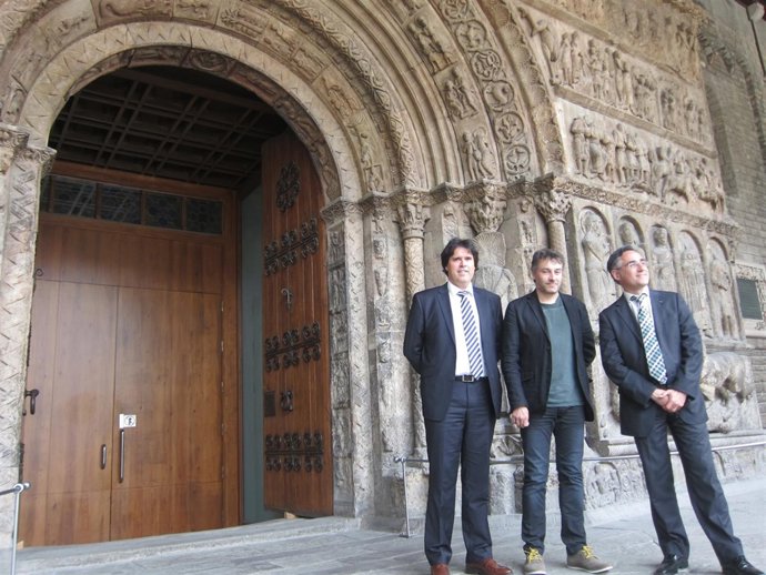 RamonTremosa (CiU), con Jordi Munell y Pere Vila