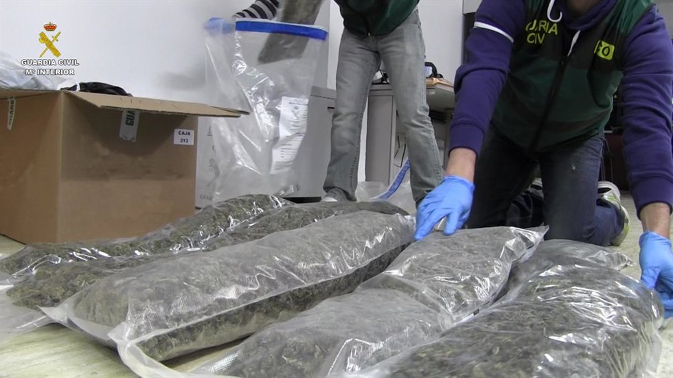Guardia Civil desmantela una organización lituana que trasladaba estupefacientes