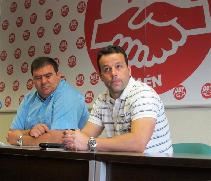 Manuel Jiménez y Francisco Javier Perales, en la rueda de prensa.