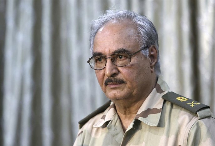 El general renegado libio Jalifa Haftar