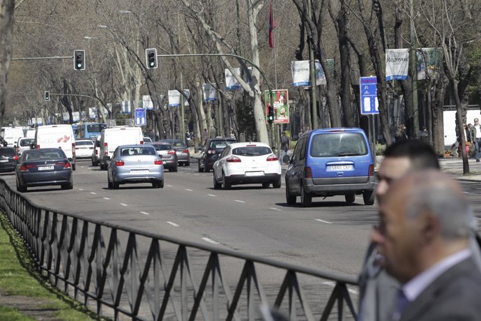 Tráfico, coches, atascos