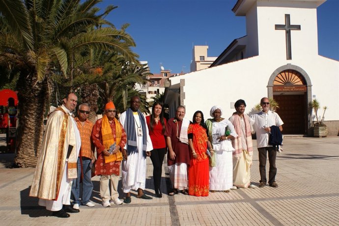 Herrera, con participantes del proyecto