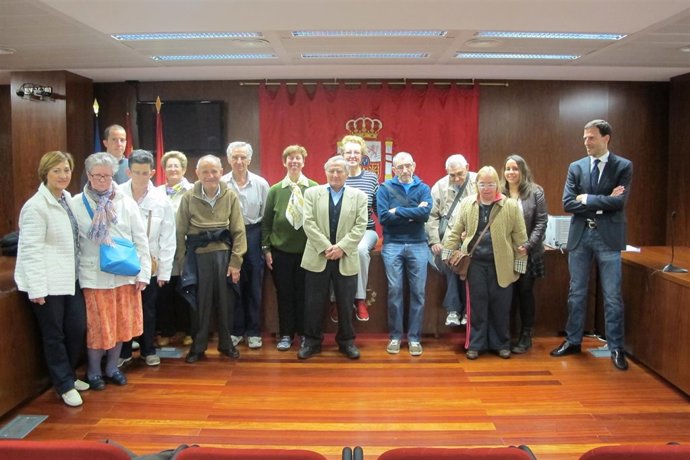 Visita de Anfas al Palacio de Justicia.