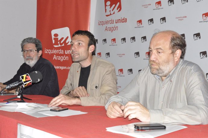 Adolfo Barrena, Pablo Muñoz y José Manuel Alonso. 