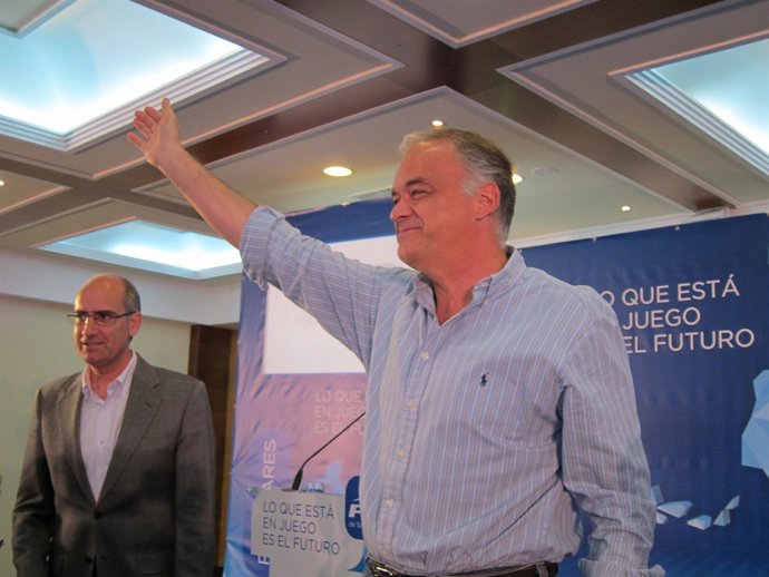 González Pons en el acto electoral del PP en Salamanca