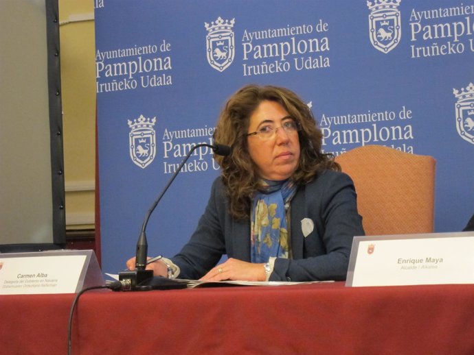 La delegada del Gobierno en Navarra, Carmen Alba.