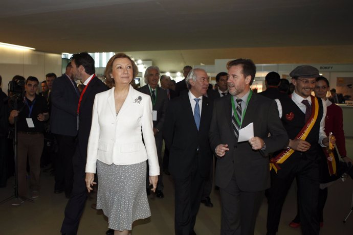 Luisa Fernanda Rudi, a su llegada al Congreso