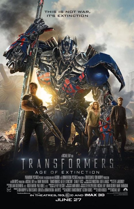 Nuevo póster de Transformers 4: La era de la extinción