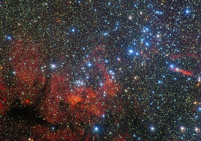 Cúmulo de estrellas en la constelación Carina