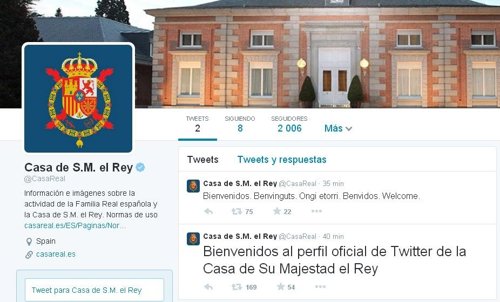 Twitter casa real