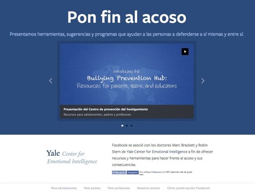 Centro para la Prevención del Acoso de Facebook