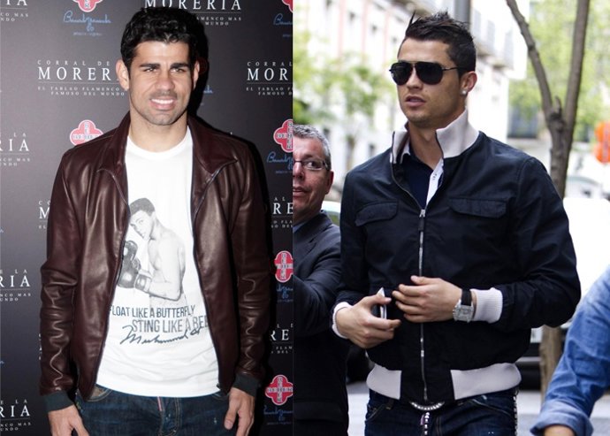 Se acerca la final cristiano ronaldo y diego costa los futbolistas