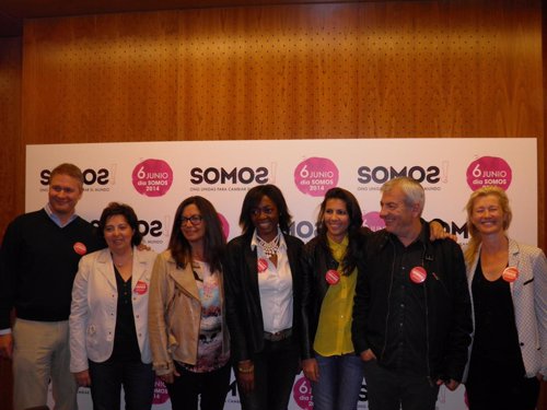 Representantes de B&C y AEFr junto con Barceló, Gálvez, Pastor, Sobera y Duate