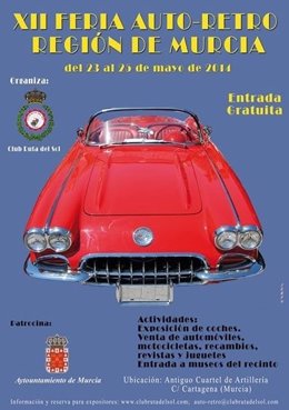 Cartel de la XII Feria del Auto Retro de Murcia