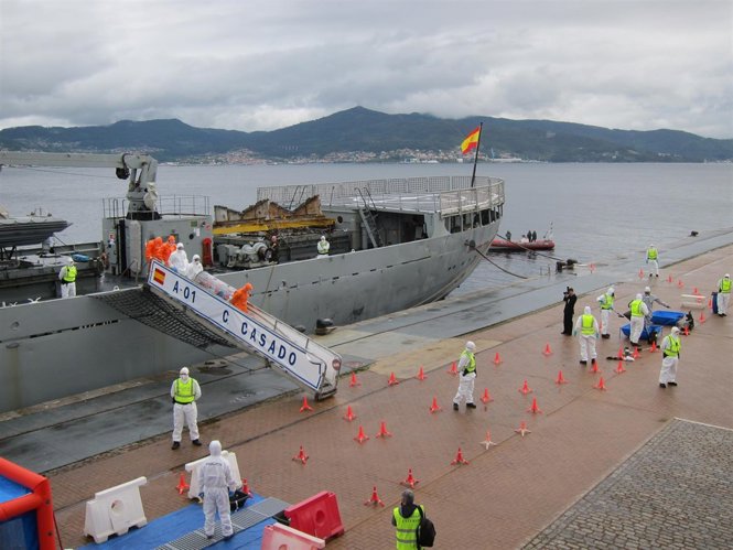 Simulacro en el Puerto de Vigo