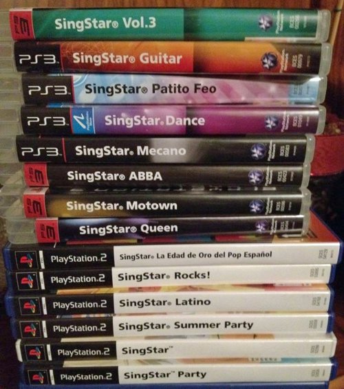 Videojuegos para PlayStation 2 PS2 y PlayStation 3 PS3 Singstar