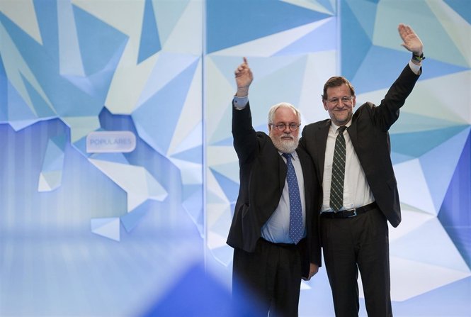 Rajoy y Cañete