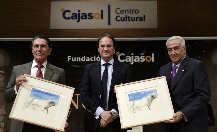 Campuzano y Vila en el 'Mano a mano' de la Fundación Cajasol