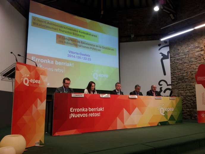 El lehendakari preside el congreso de excelencia en gestión de administraciones