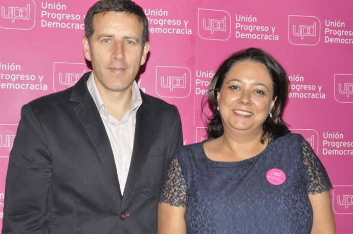 Carlos Aparicio e Irene Romea, candidatos europeos de UPyD.