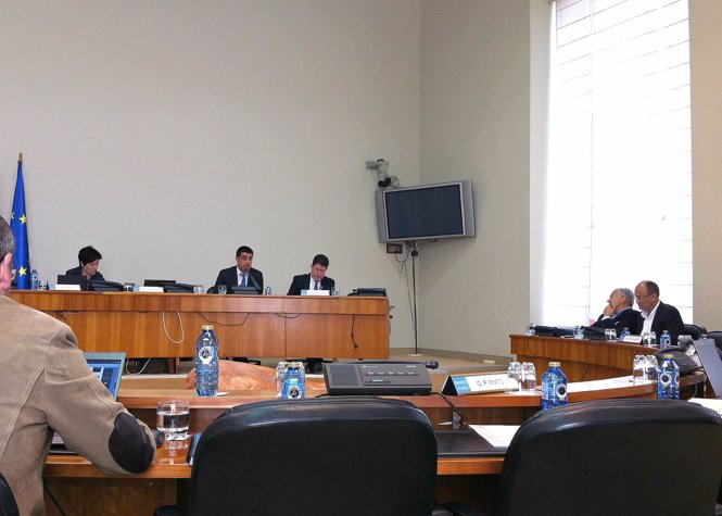 Comisión de Economía en el Parlamento de Galicia.