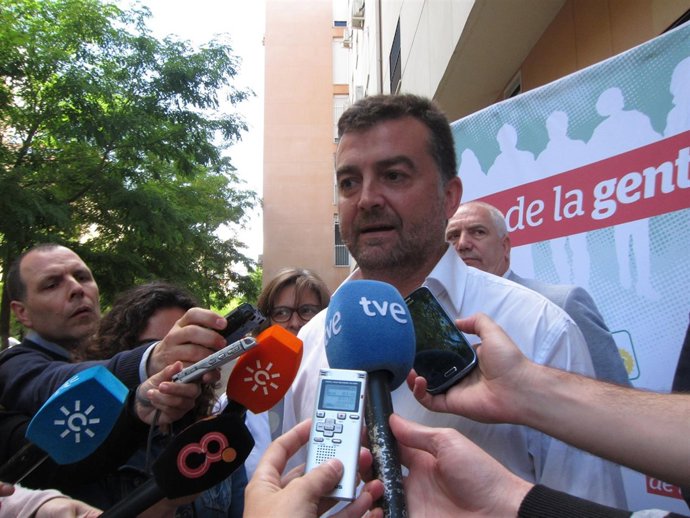 El coordinador general de IULV-CA, Antonio Maíllo