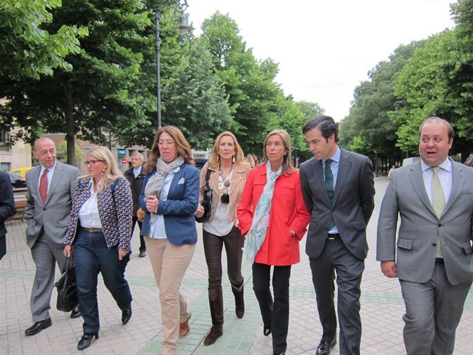 La ministra de Sanidad, Ana Mato, en Pamplona.