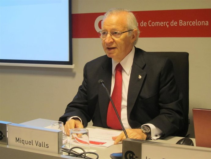 El pte de la Cámara de Comercio de Barcelona, Miquel Valls