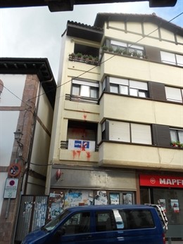 Atacan la sede de UPN en Elizondo.