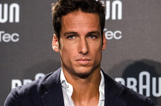 Feliciano López en la presentación de Braun