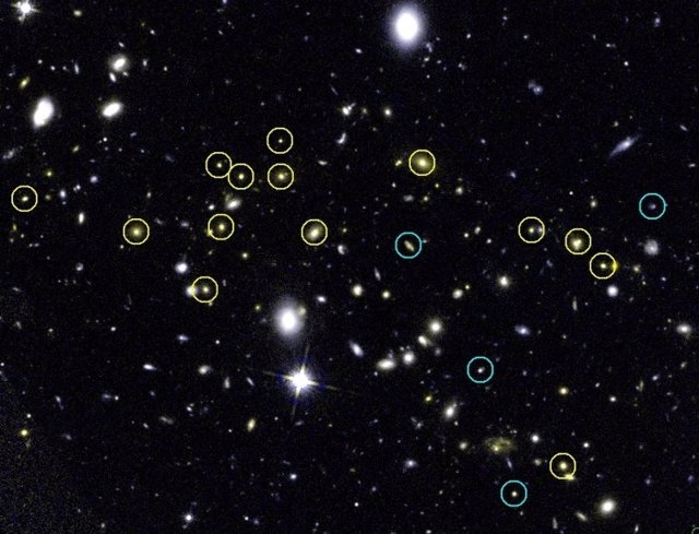 Cúmulo de galaxias más lejano