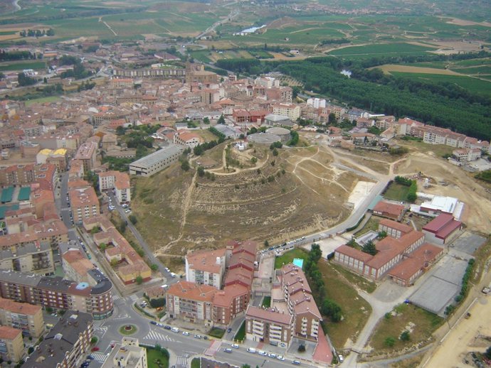Pueblo de La Rioja desde el aire (Haro)