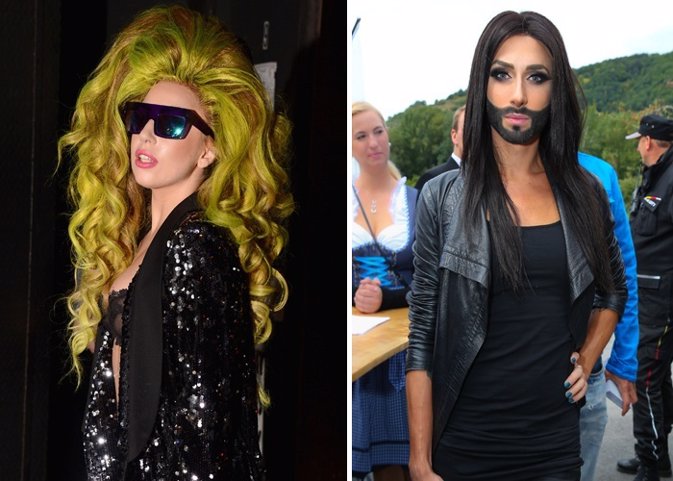 Lady Gaga y Conchita Wurst