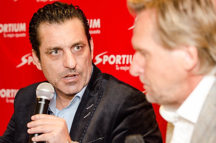 Bernd Shuster y Paulo Futre en la convocatoria de Sportium