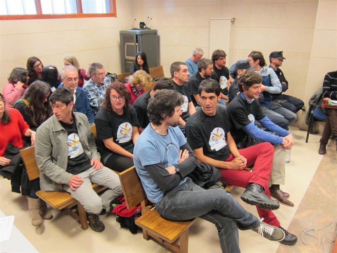 Juicio contra independentistas en Santiago