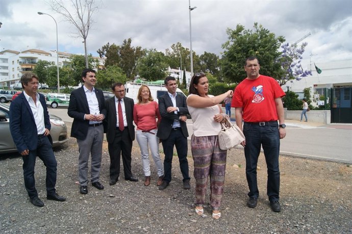 Mario Jiménez PSOE-A visita Marbella