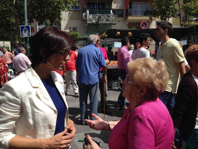 María Gámez en Cruz de Humilladero
