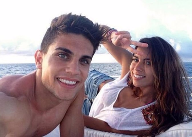 Melissa Jiménez y Marc Bartra la nueva pareja en alta mar