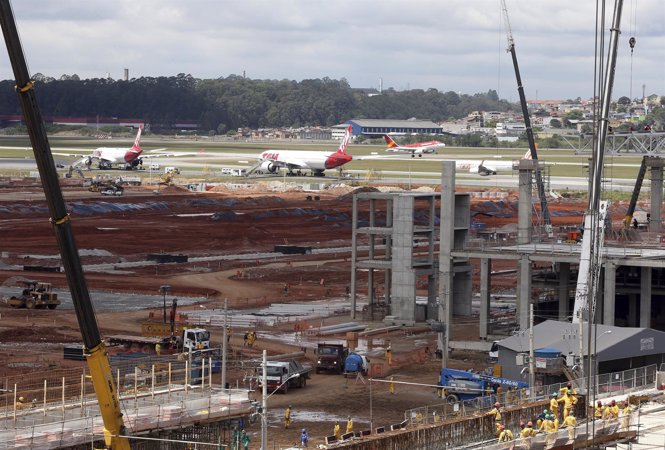 Aeropuerto internacional de Sao Paulo en Guarulhos 
