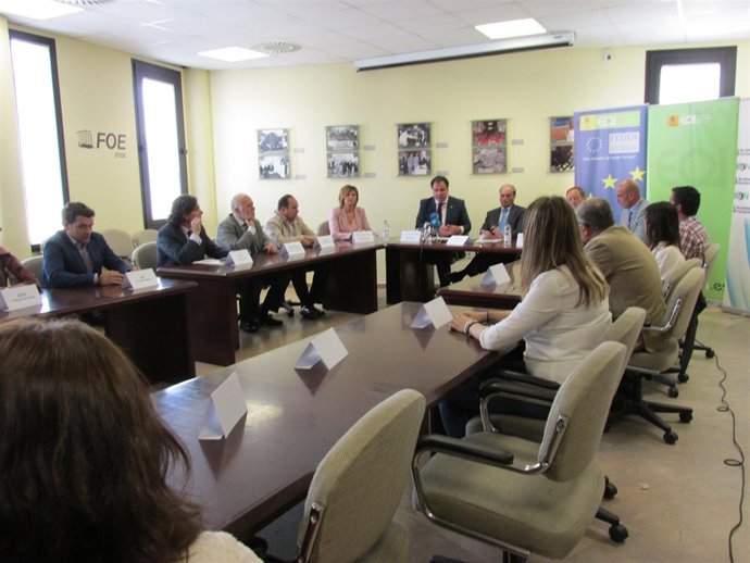 Presentación del centro empresarial de San Juan del Puerto. 
