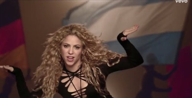 Shakira video mundial