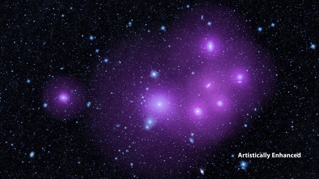 Imagen de galaxias tomada por WISE